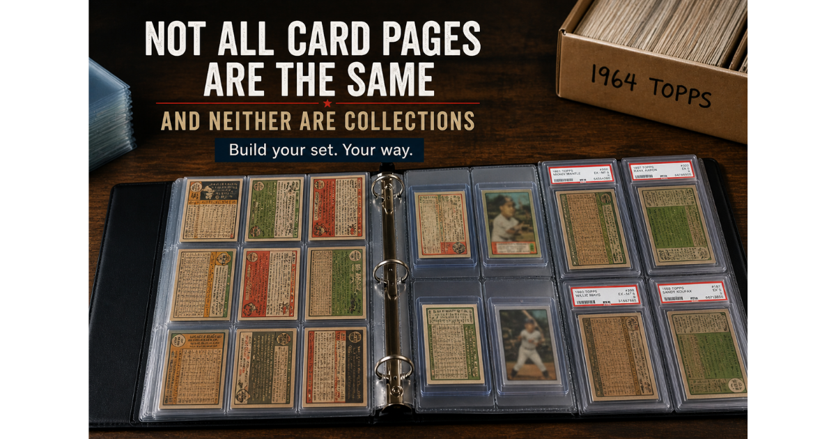 When 9-Pocket Pages Aren't Enough