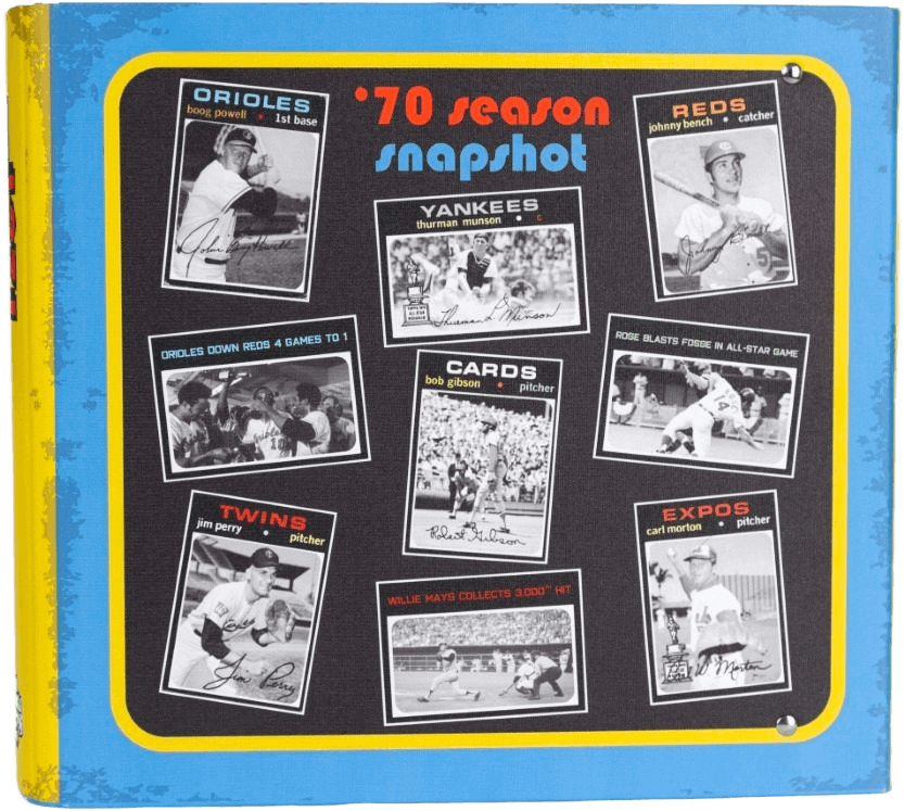 1971 Topps Baseball Binder Throwback Binders 1971 Topps Baseball Binder Throwback Binders