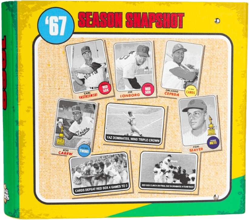 1968 Topps Baseball Binder Throwback Binders 1968 Topps Baseball Binder Throwback Binders