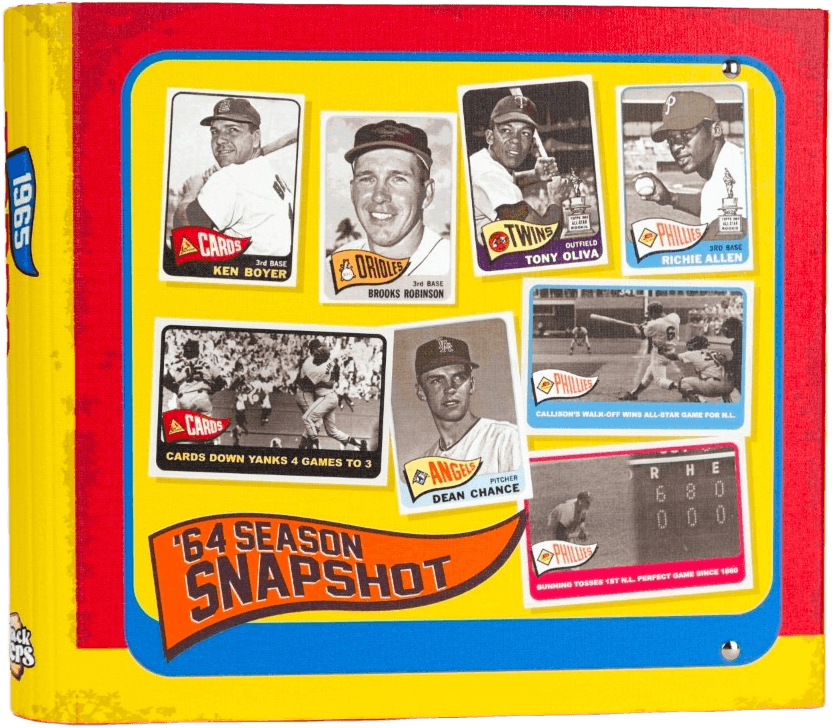 topps card binder 1965 Topps Baseball Binder