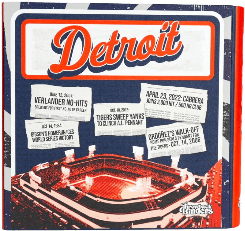Detroit Tigers Binder