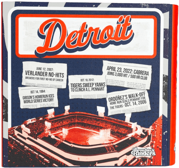 Detroit Tigers Binder