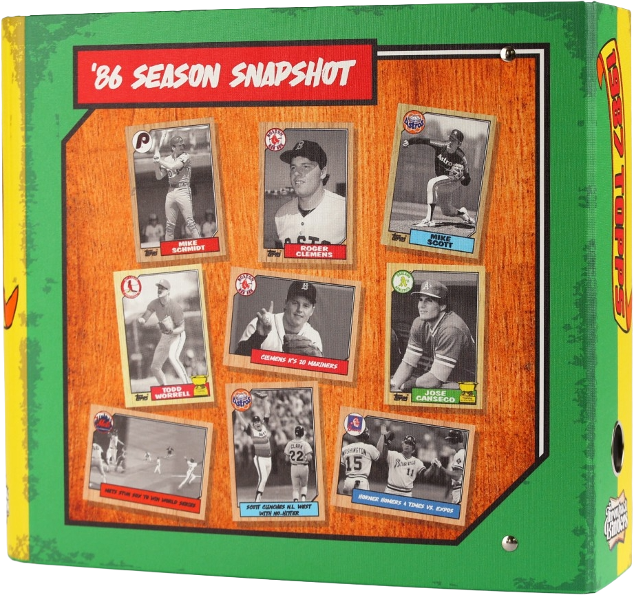1987 Topps Baseball Binder