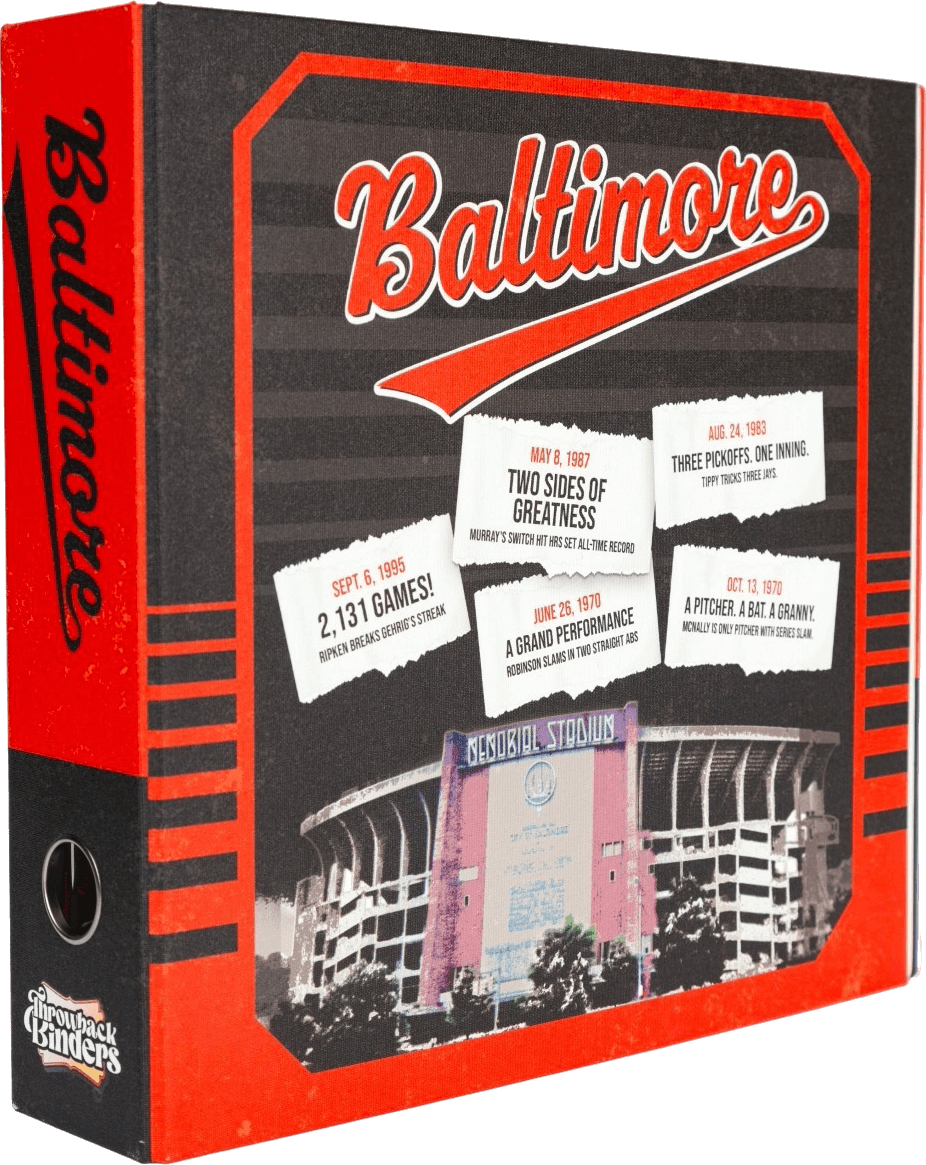 Baltimore Orioles Team Binder