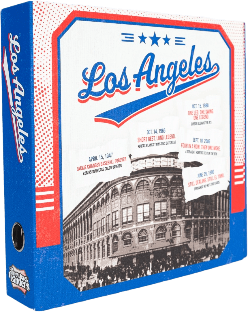 L.A. Dodgers Team Binder