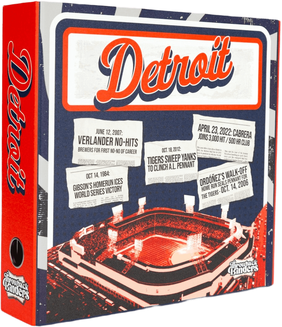 Detroit Tigers Binder