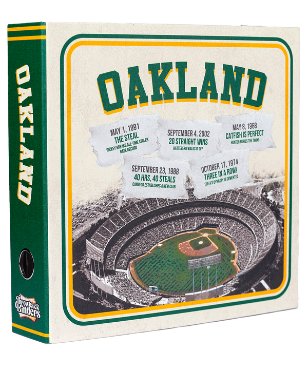 Oakland A's Team Binder